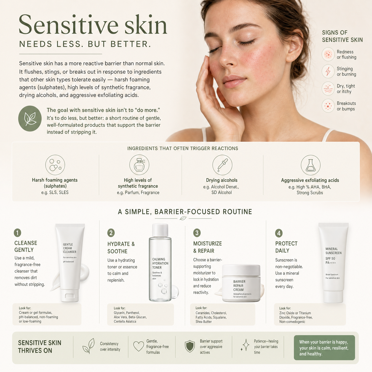 Best Vegan Skincare for Sensitive Skin: A Complete Guide – Radiant ...