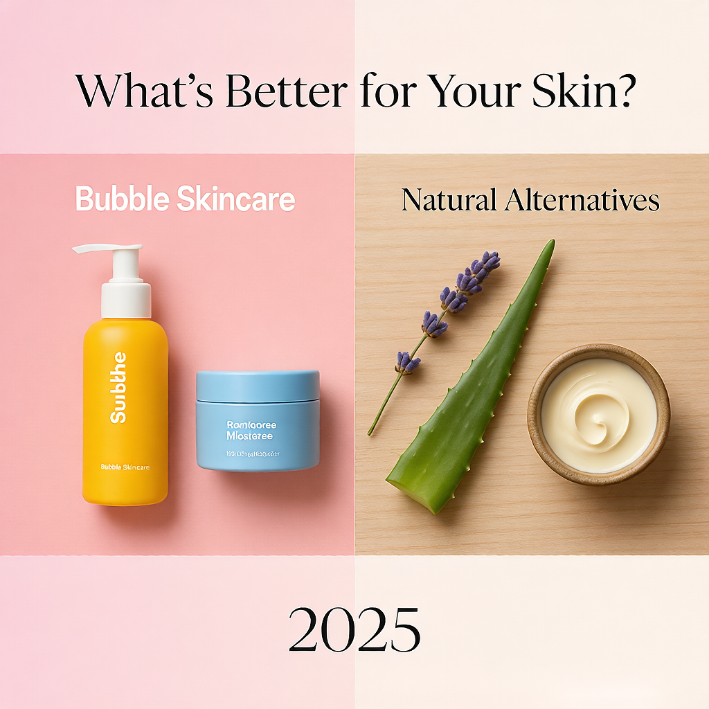 Bubble Skincare vs. Natural Alternatives: What's Better for Your Skin?