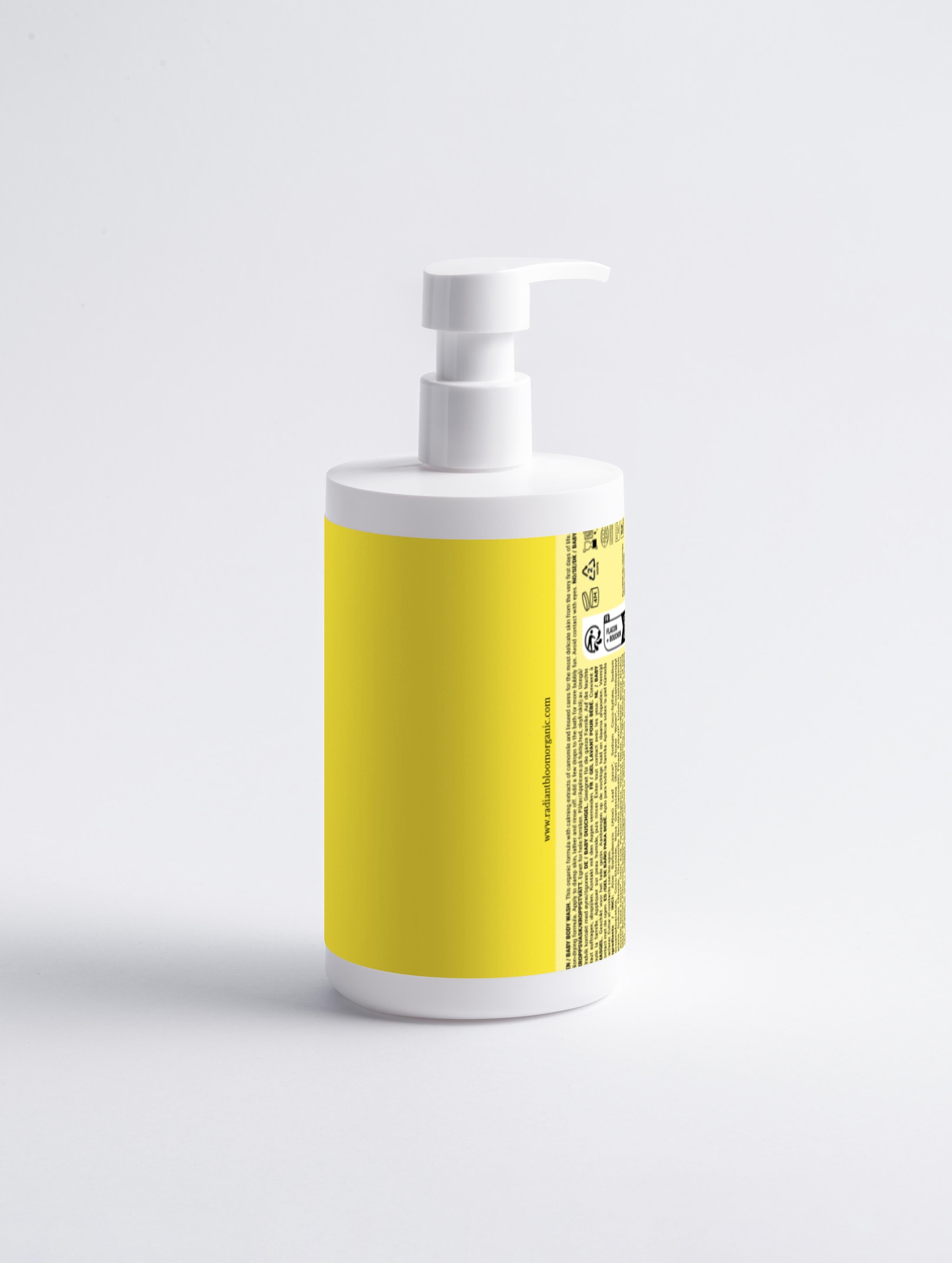 Organic Baby Body Wash with Camomile & Linseed | Newborn-Safe Radiant Bloom