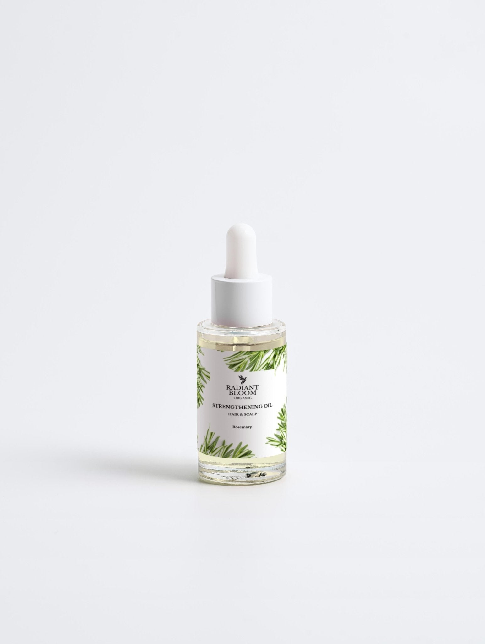 Rosemary Hair & Scalp Strengthening Oil | Organic Growth - Radiant Bloom Organic