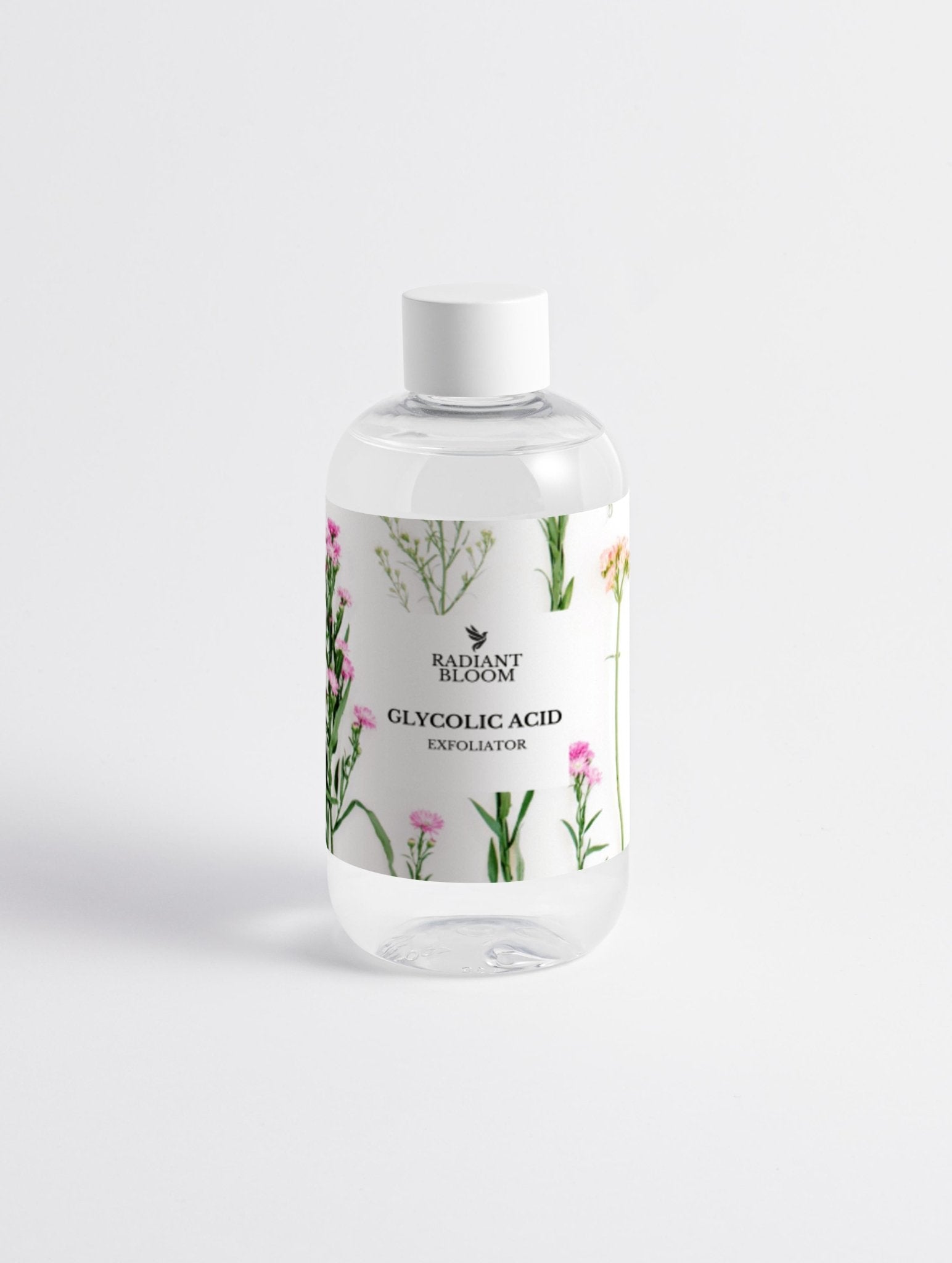 Glycolic Acid Liquid Exfoliator, 250 ml / 8.45 fl oz – Natural / 250 ml / 8.45 fl oz by Radiant Bloom – Natural Organic Skincare