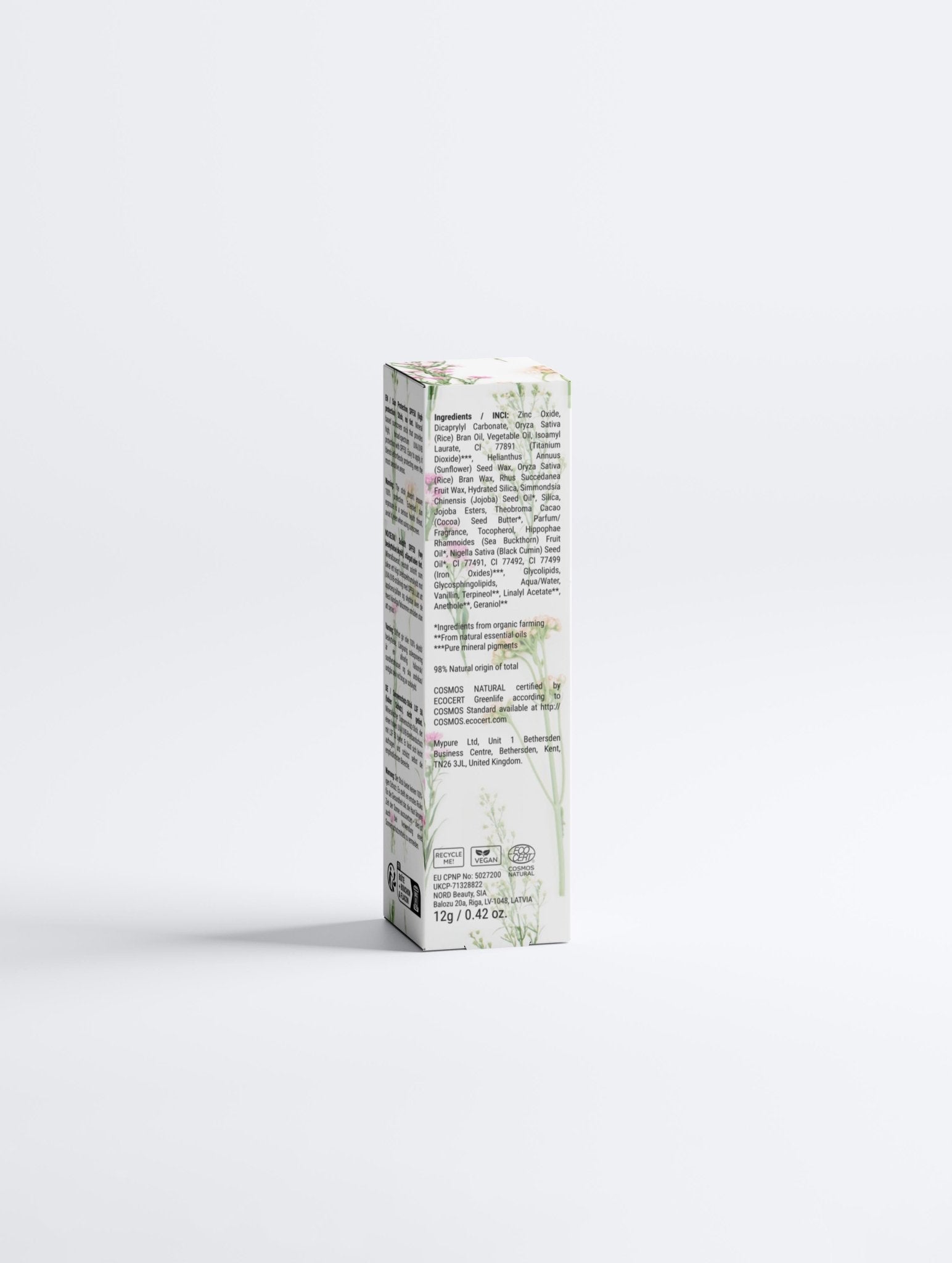 Sun Protection SPF50 Stick, No Tint,UV Defence On-the-Go ☀️🧴 12 g / 0.42 oz – Natural 12 g / 0.42 oz by Radiant Bloom – Natural Organic Skincare