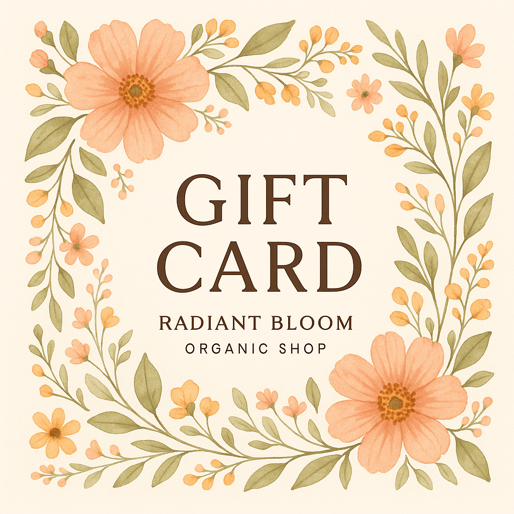 Radiant Bloom Organic Gift Card – by Radiant Bloom Organic – Natural Organic Skincare