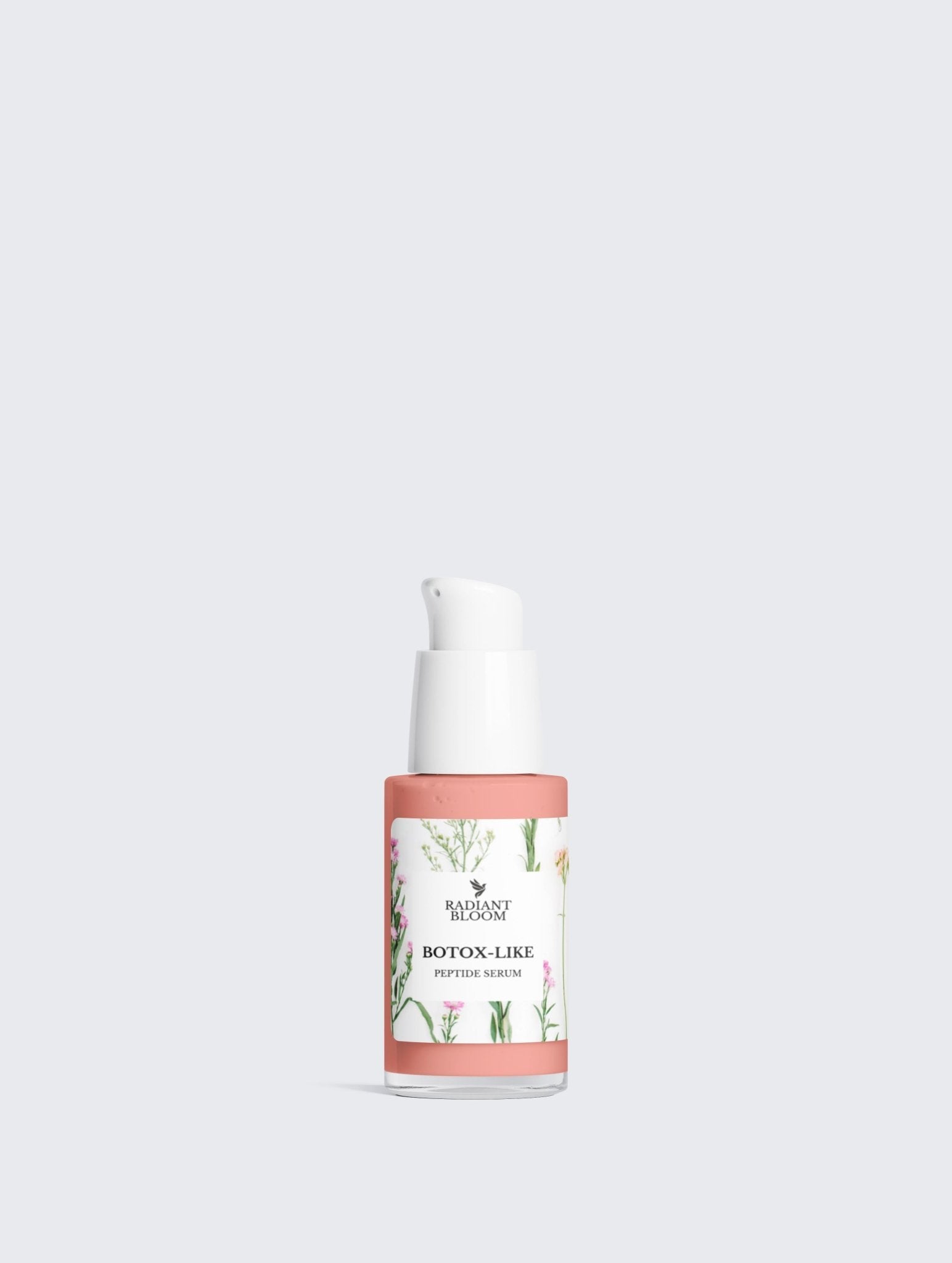 Botox-Like Peptide Serum – Natural 30ml/ 1.0 fl oz by Radiant Bloom – Natural Organic Skincare