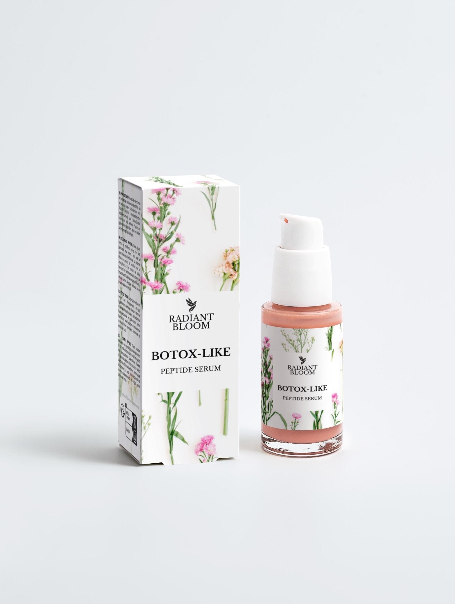 Anti - Age Performance Duo | Peptide Serum + Anti - Age Day Cream | Smooth, Firm, Hydrate - Radiant Bloom Organic