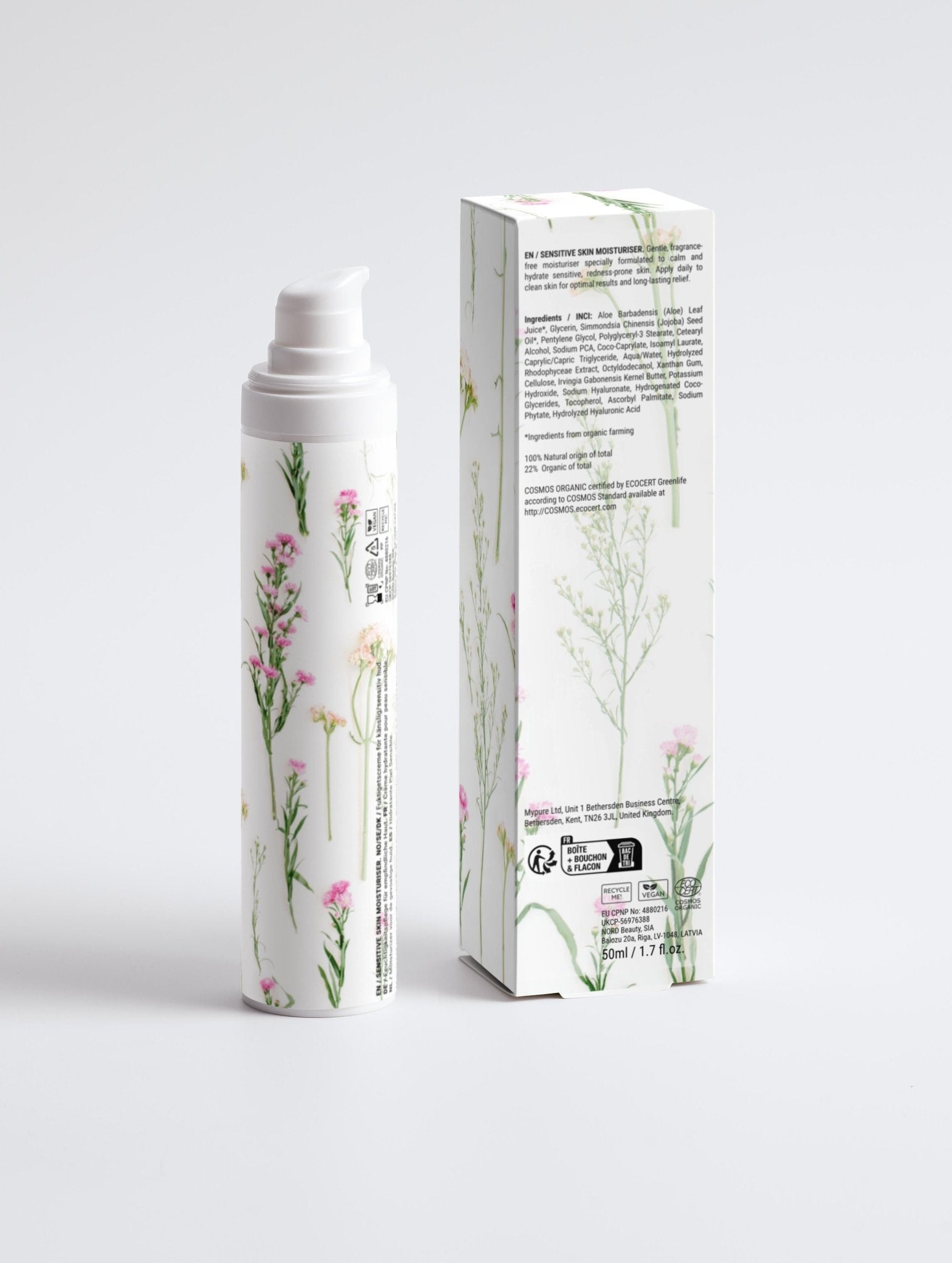 Sensitive Skin Moisturiser Organic / 50ml , 1.7 ft.oz – Organic / 50ml , 1.7 ft.oz by Radiant Bloom – Natural Organic Skincare