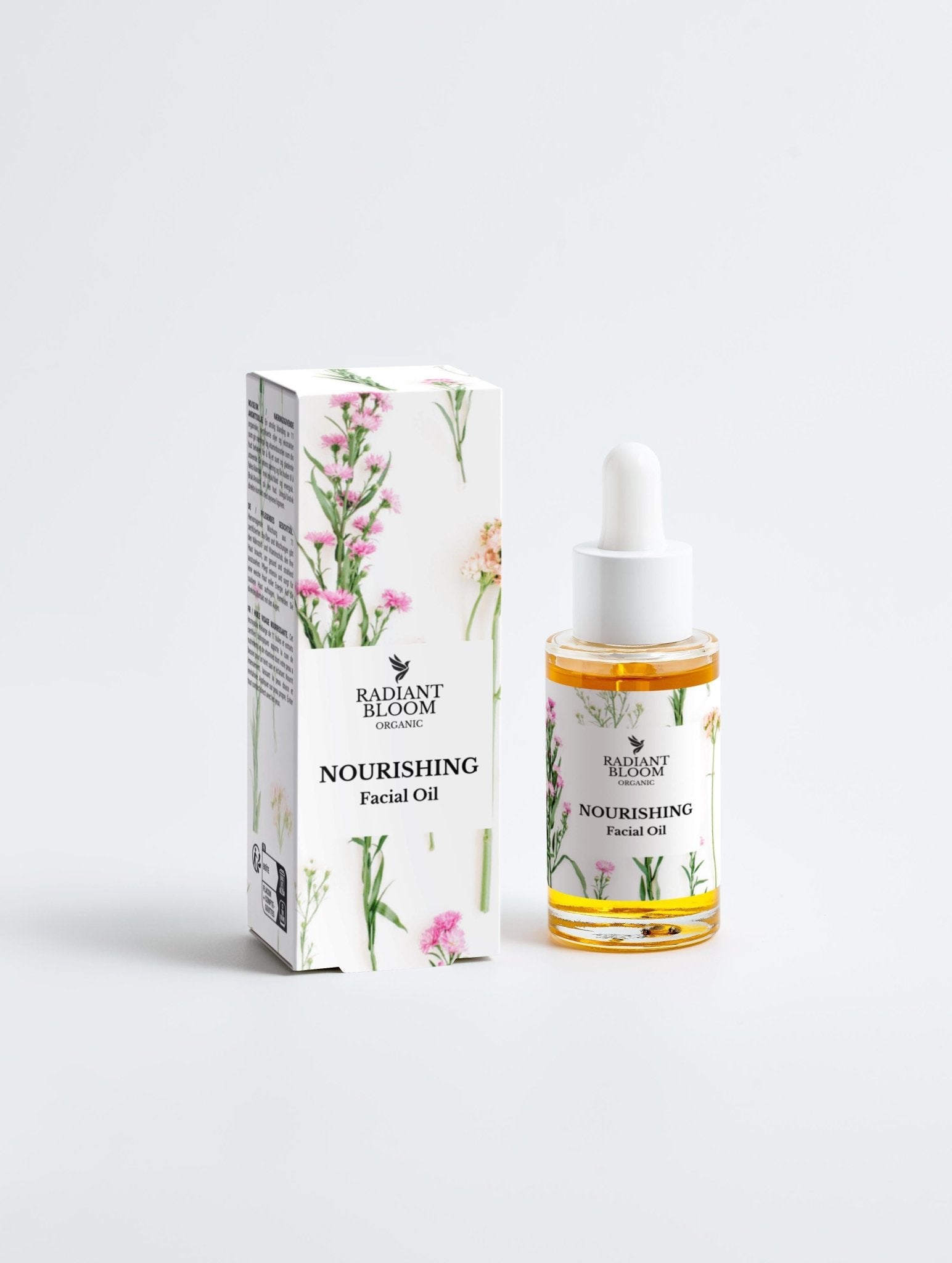 Nourishing Facial Oil – Organic / 30ml , 1 ft.oz by Radiant Bloom – Natural Organic Skincare