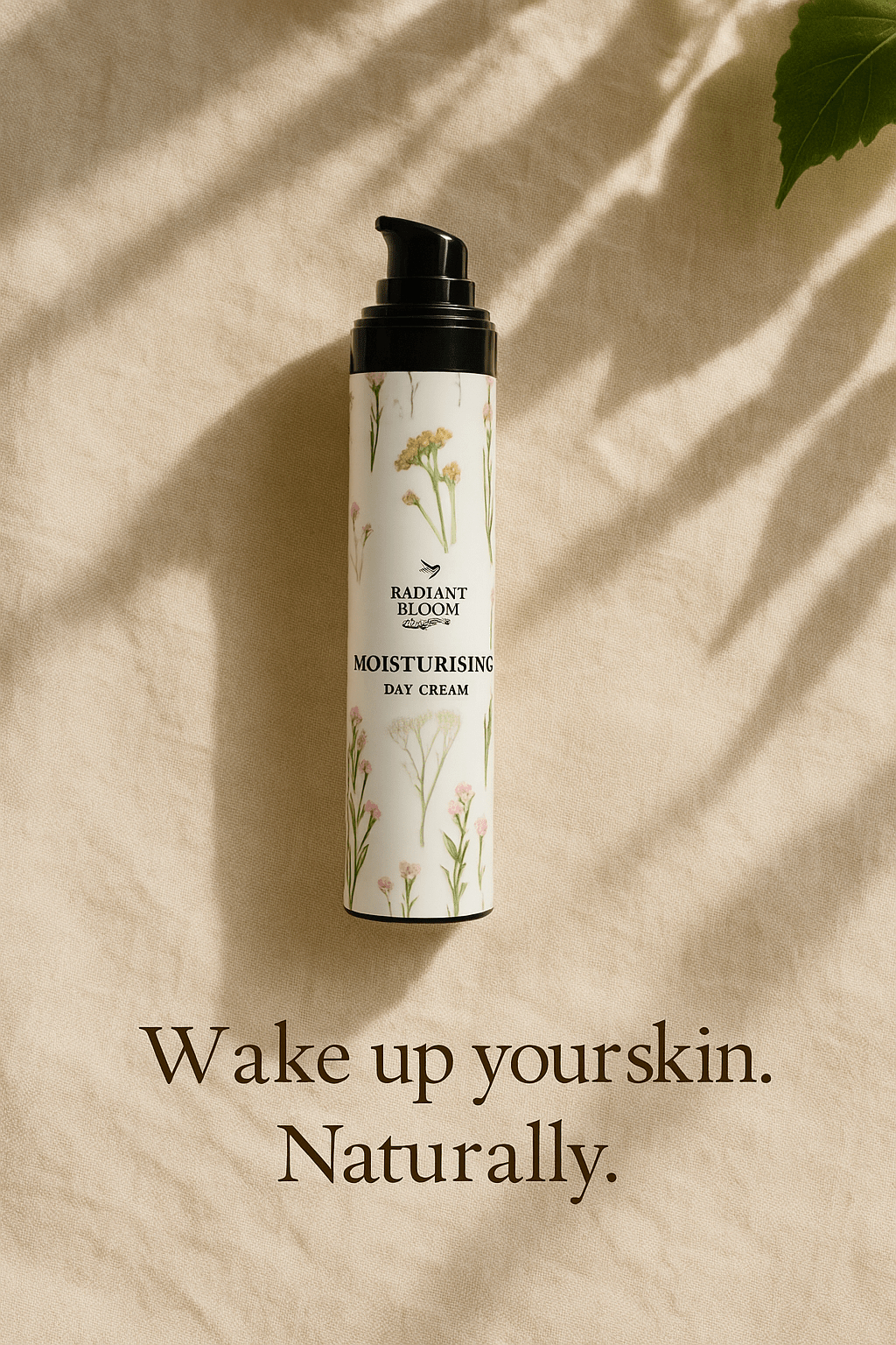 Moisturising Day Cream – Natural / 50ml , 1.7 ft.oz by Radiant Bloom – Natural Organic Skincare