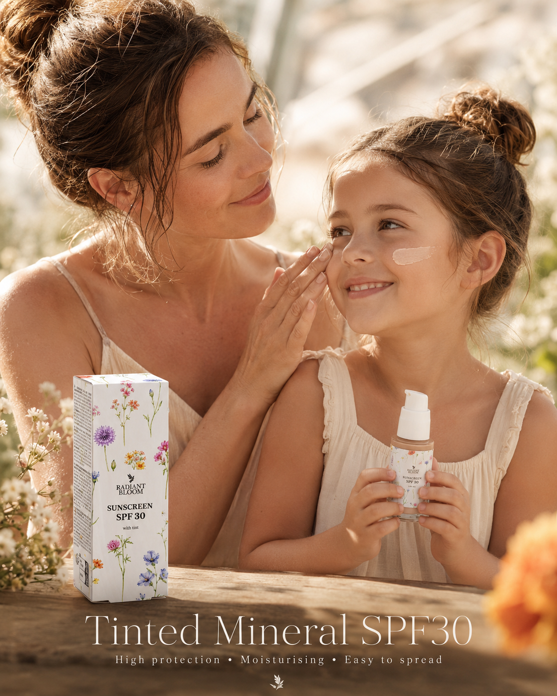 Sunscreen SPF30, with tint