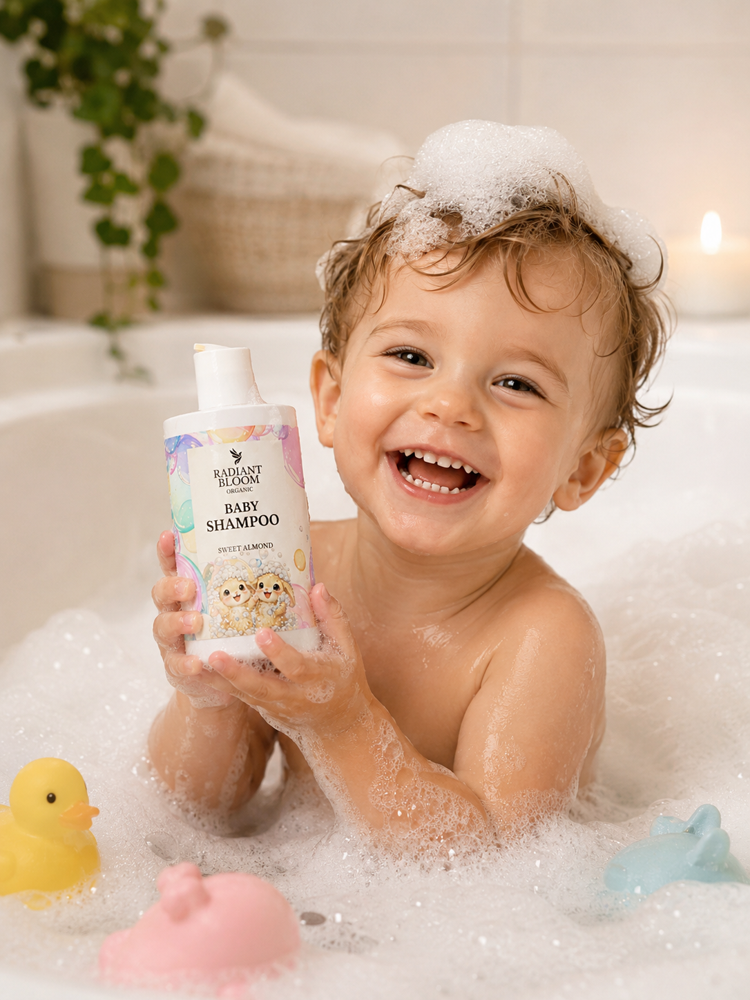 Organic Baby Shampoo for Sensitive Skin | Radiant Bloom Organic Radiant Bloom Organic