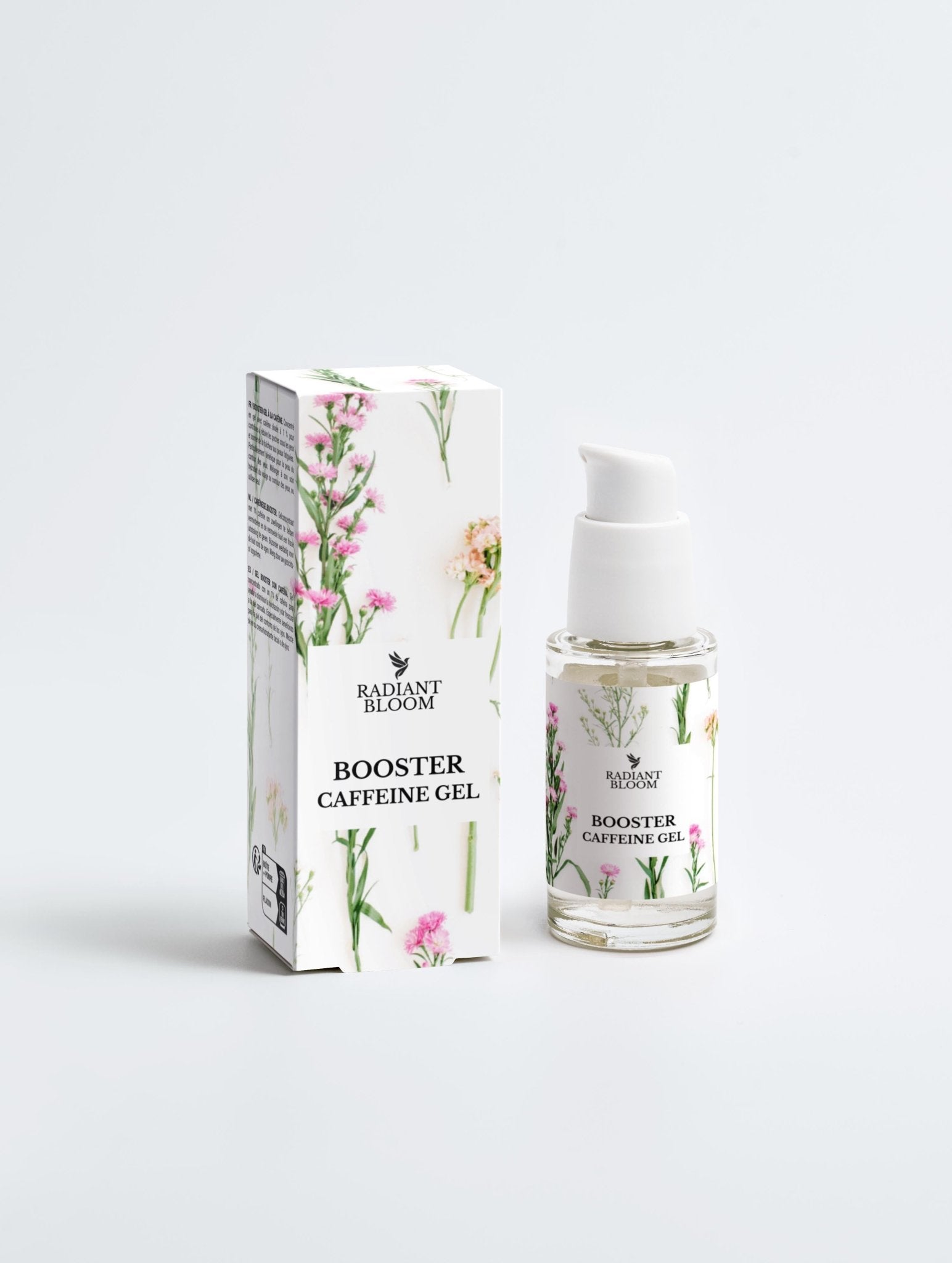 Caffeine Gel Booster – Natural 30ml/ 1.01 fl oz by Radiant Bloom – Natural Organic Skincare