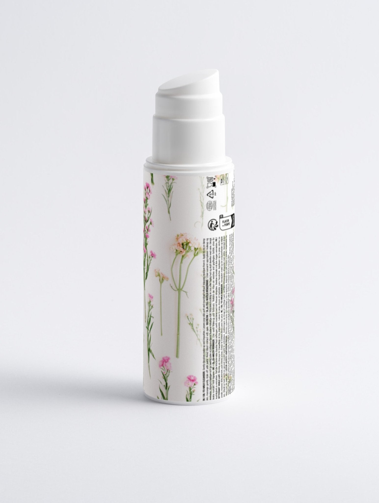 Sensitive Skin Oil-To-Milk Cleanser – Organic / 150ml , 5.07 ft.oz by Radiant Bloom – Natural Organic Skincare