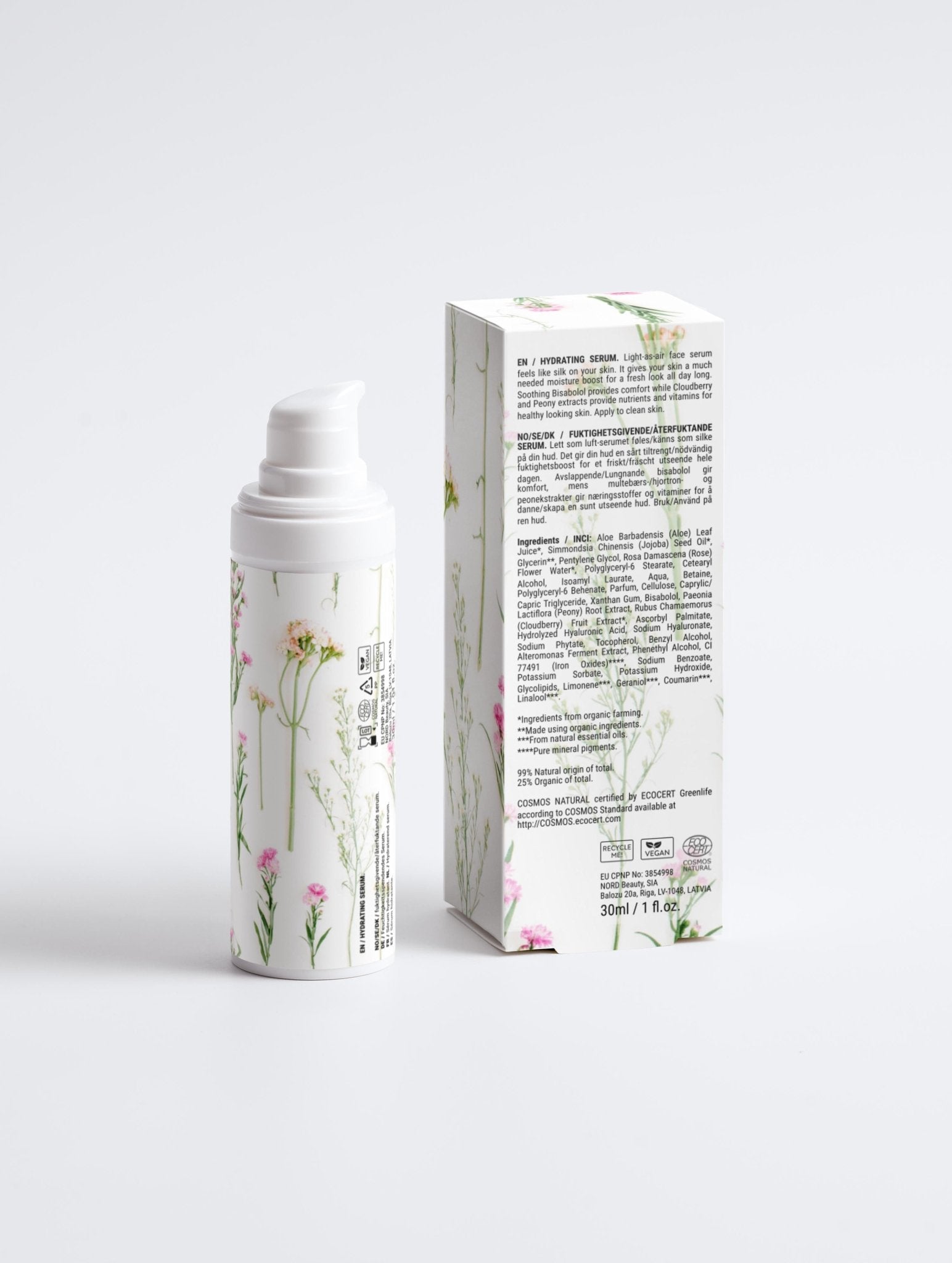 Hydrating Serum – Natural 30ml/ 1.01 fl oz by Radiant Bloom – Natural Organic Skincare