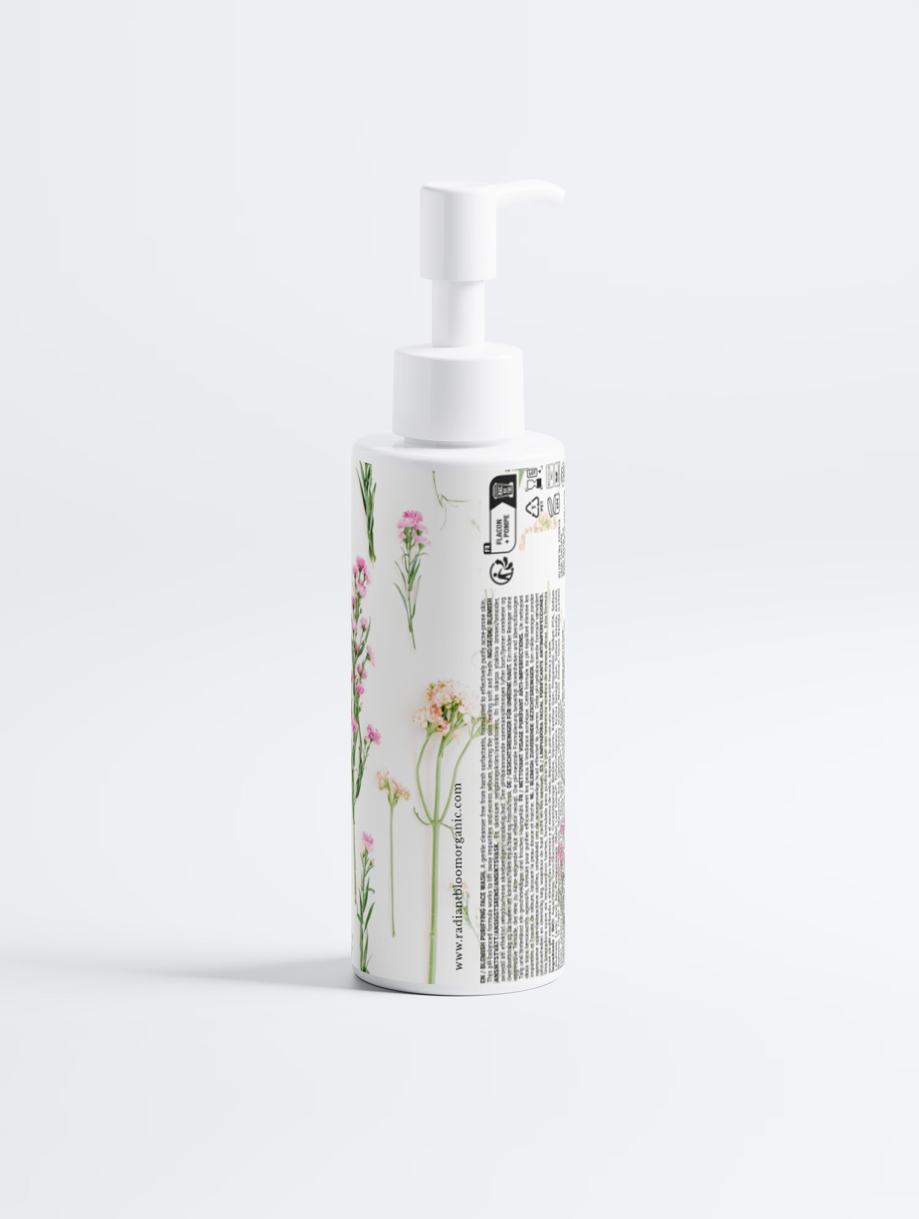 Acne Purifying Face Wash back from Radiant Bloom Organic